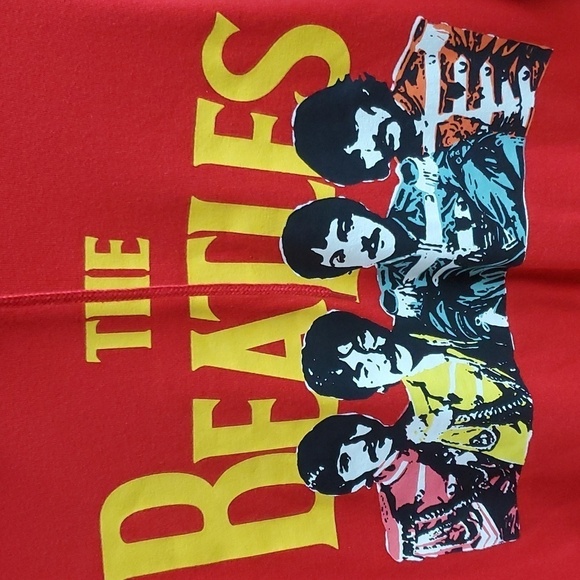 The Beatles red Hoodie XS NWOT - Picture 2 of 3